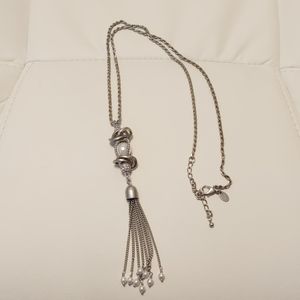 Lia Sophia Pearl and Crystal Necklace